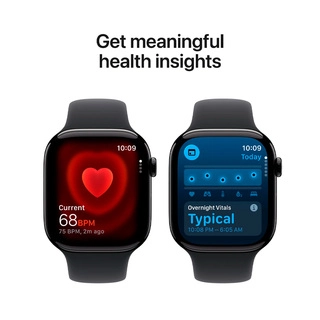 Смарт часы apple watch series 11 gps 46mm jet black aluminium case with black sport band s/m Смарт часы apple watch series 11 gps 46mm jet black aluminium case with black sport band s/m