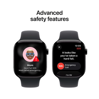 Смарт часы apple watch series 11 gps 46mm jet black aluminium case with black sport band s/m Смарт часы apple watch series 11 gps 46mm jet black aluminium case with black sport band s/m