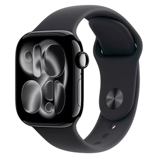 Смарт часы apple watch series 11 gps 46mm jet black aluminium case with black sport band m/l