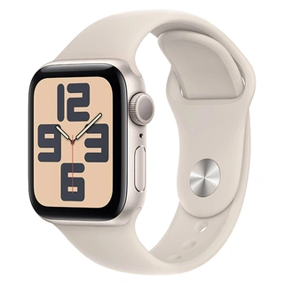 demo часы apple watch se gps 40mm starlight aluminium case only, 3k596ru/a, Без ремешка